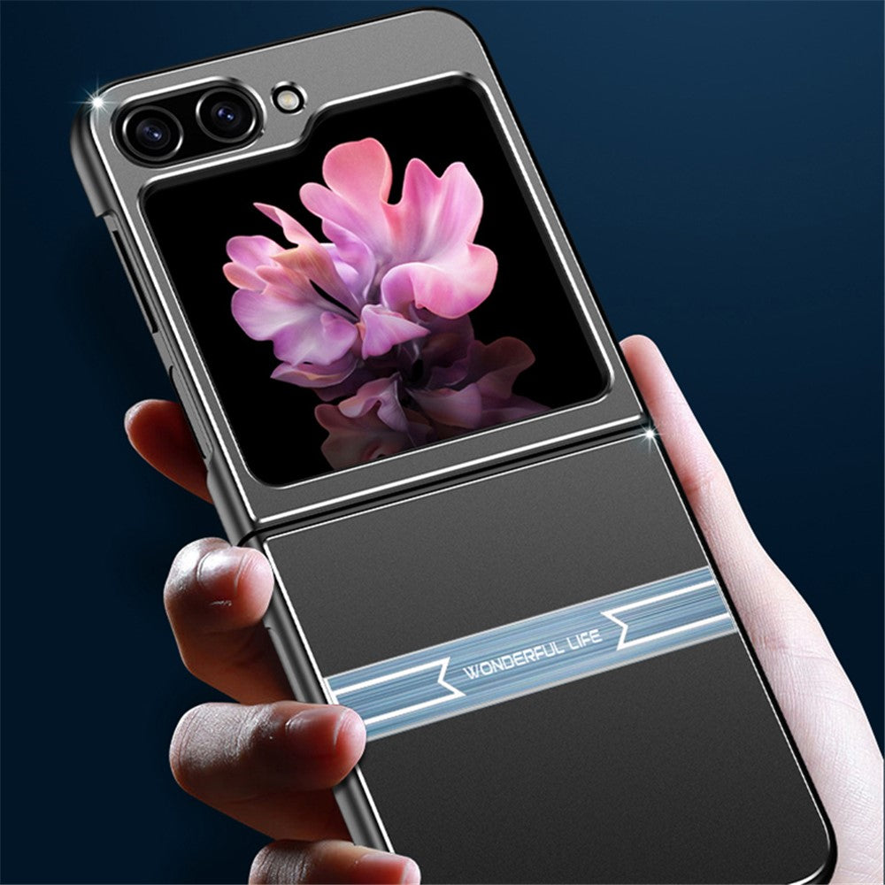 Samsung Galaxy Z Flip 5G Case Metal+PC+TPU Matte Smartphone Cover