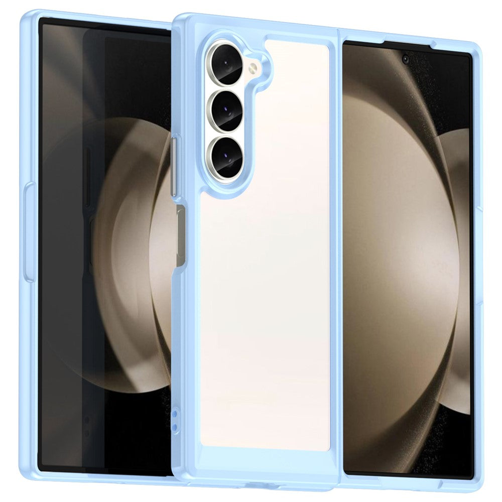 For Samsung Galaxy Z Fold6 5G Case Protective TPU+Acrylic Phone Mobile Parts Wholesale