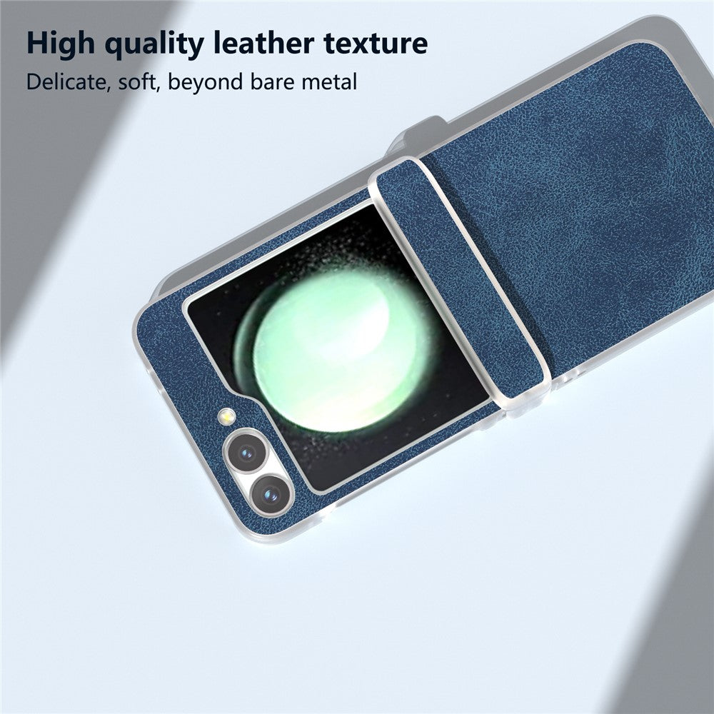 Samsung Galaxy Z Flip 5G Shockproof Case PU Leather+PC Matte Edge Phone Shell