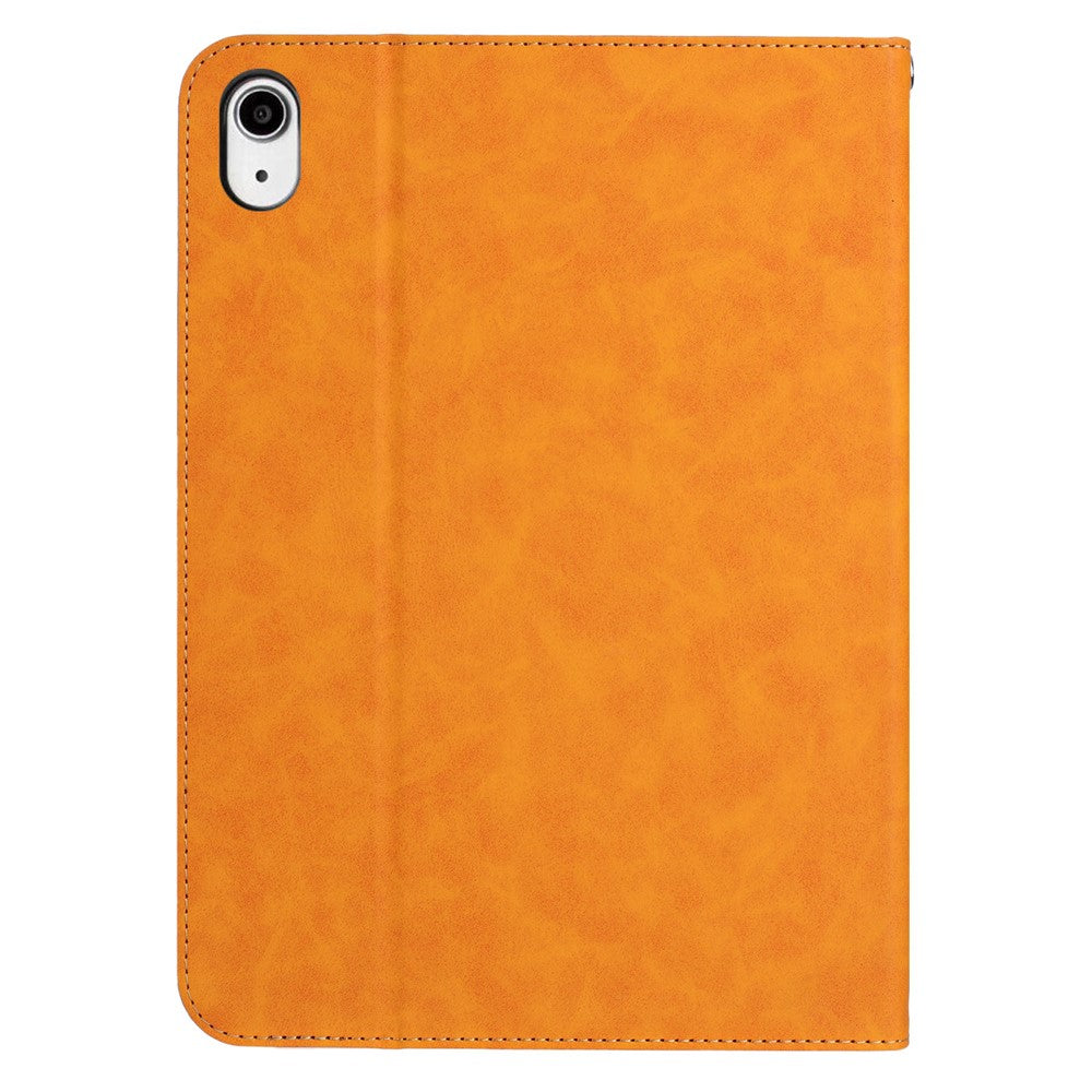 iPad mini (2021) Wallet Case Auto Wake / Sleep Leather Flip Tablet Cover Cowhide Texture