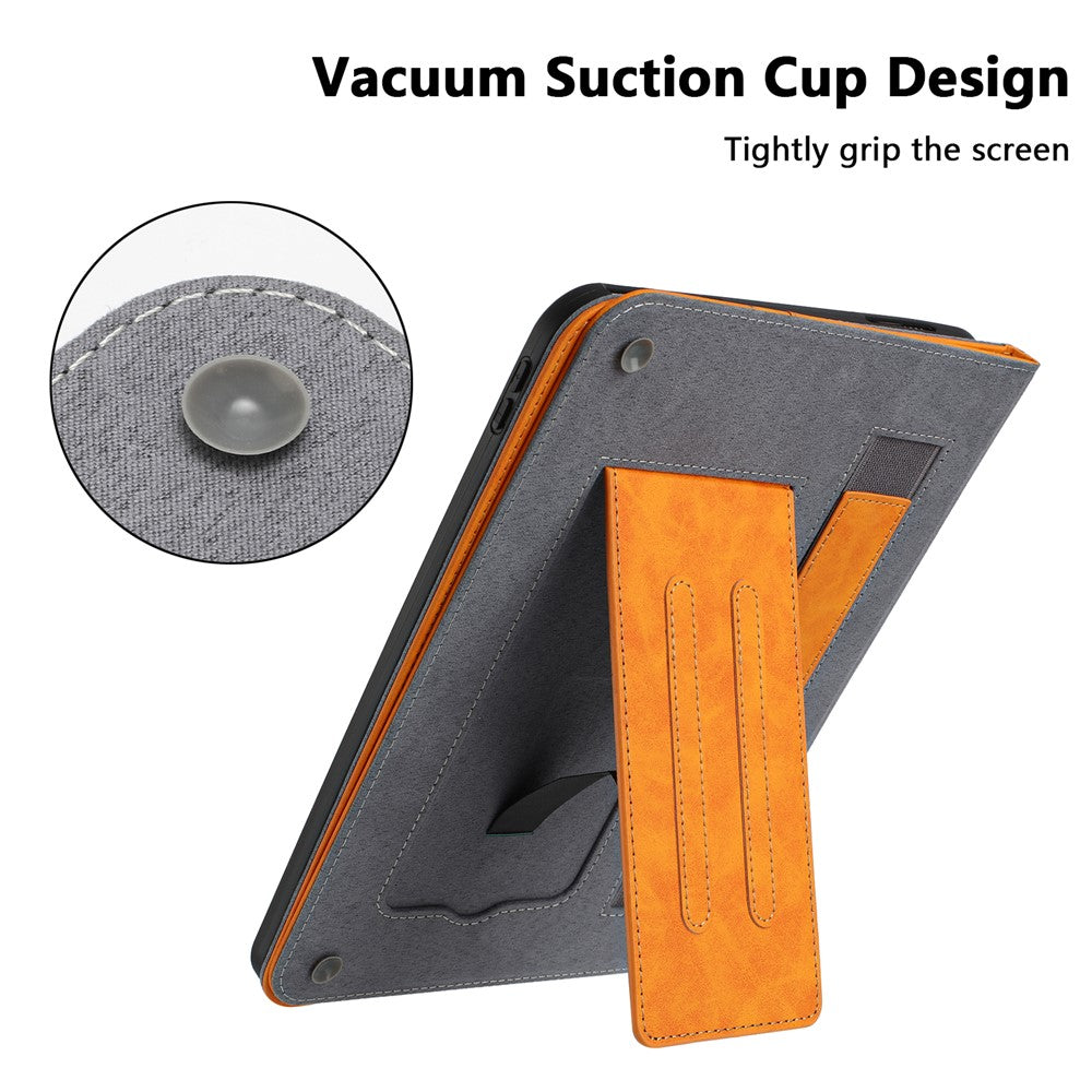 iPad mini (2021) Wallet Case Auto Wake / Sleep Leather Flip Tablet Cover Cowhide Texture