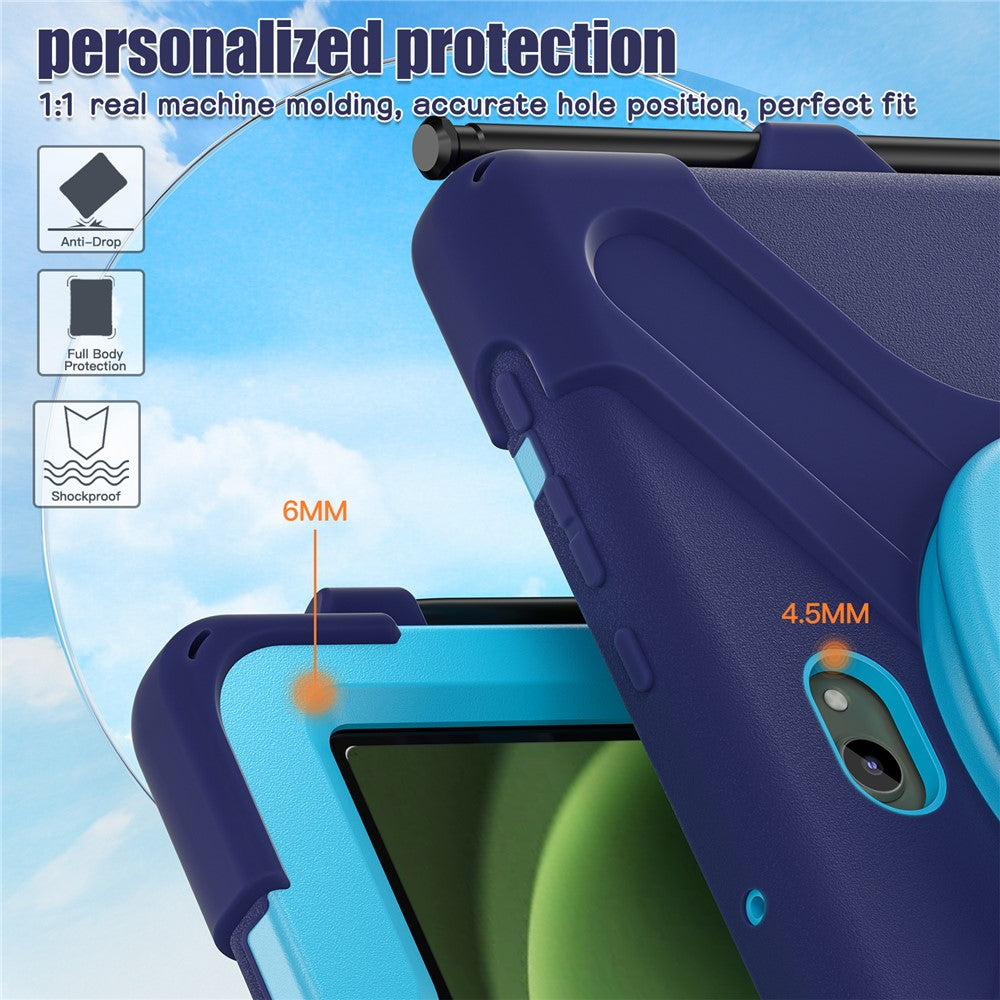 For Samsung Galaxy Tab Active5 Pro X350 / X356B / Active Pro T540 / T545 / T547 / Active4 Pro T630 / T636 Case TPU + PC + Silicone Cover Kickstand