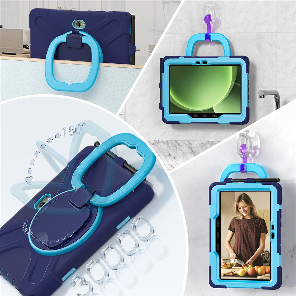 For Samsung Galaxy Tab Active5 Pro X350 / X356B / Active Pro T540 / T545 / T547 / Active4 Pro T630 / T636 Case TPU + PC + Silicone Cover Kickstand