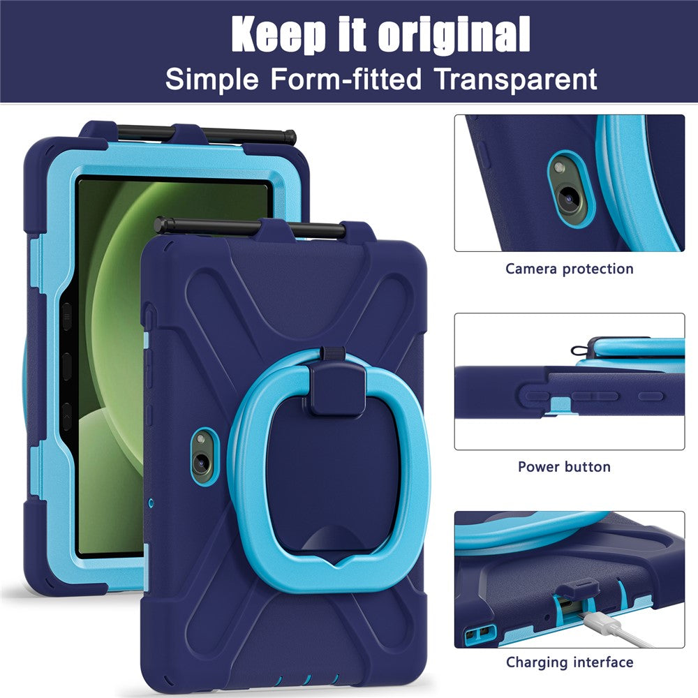 For Samsung Galaxy Tab Active5 Pro X350 / X356B / Active Pro T540 / T545 / T547 / Active4 Pro T630 / T636 Case TPU + PC + Silicone Cover Kickstand