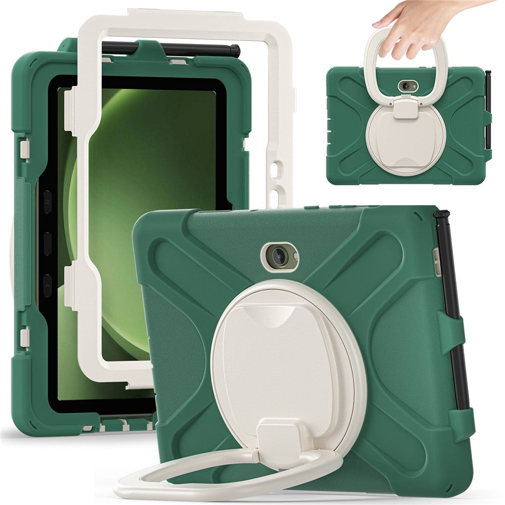 For Samsung Galaxy Tab Active5 Pro X350 / X356B / Active Pro T540 / T545 / T547 / Active4 Pro T630 / T636 Case TPU + PC + Silicone Cover Kickstand