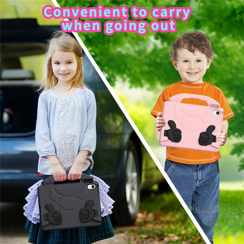 Ultra-Soft EVA Case For iPad (2025)  /  Air 11 (2025)  /  (2024)  /  10.9 (2022) Thumb Kickstand Tablet Cover