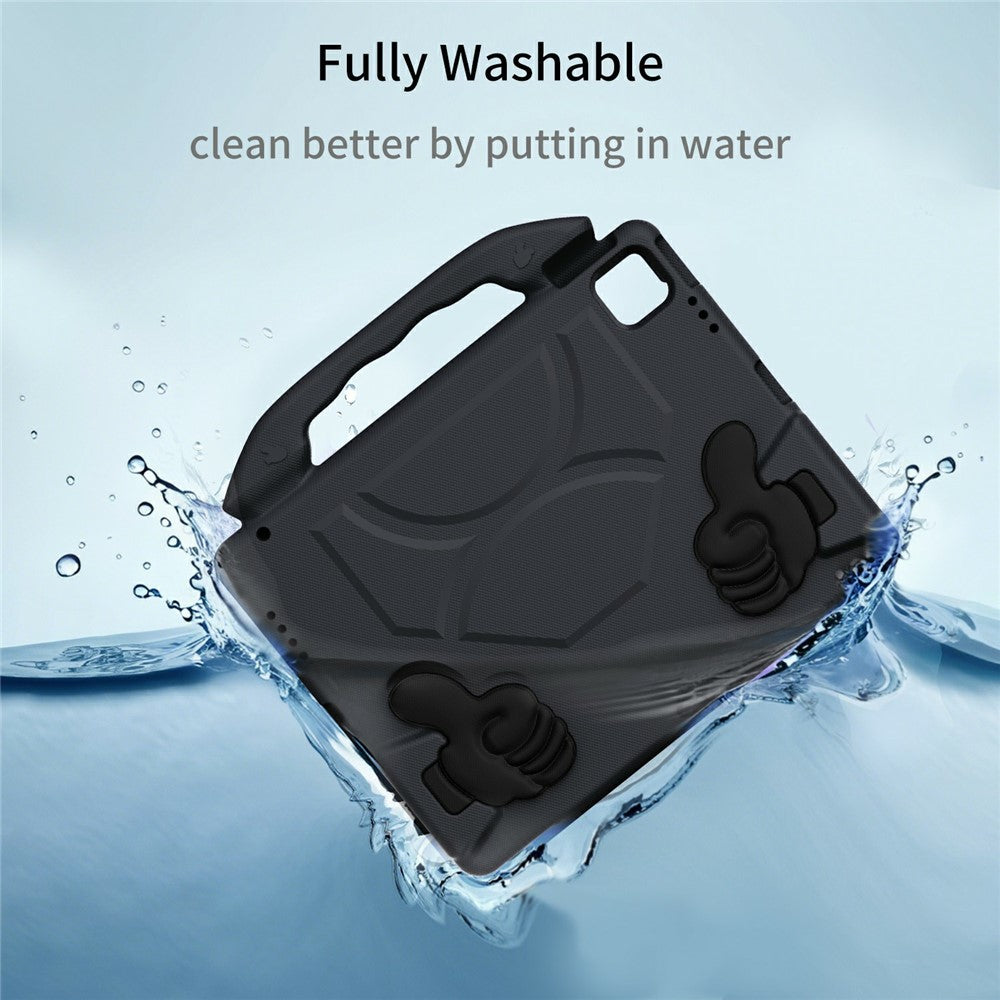 Ultra-Soft EVA Thumb Kickstand Tablet Case For iPad Air 13 (2025)  /  (2024)  /  Pro 13 (2024)  /  Pro 12.9 (2022)  /  (2021)  /  (2020)  /  (2018)