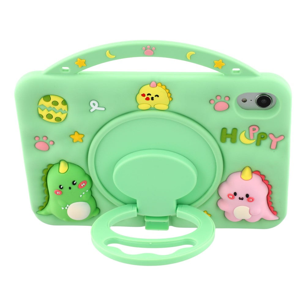 iPad mini (2024) / (2021) Silicone Case Rotating Kickstand Hand Grip Cute Tablet Cover