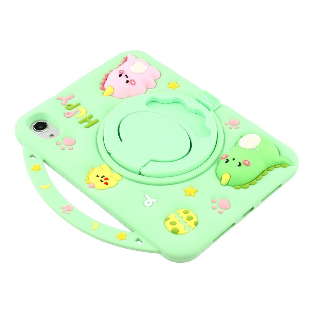 iPad mini (2024) / (2021) Silicone Case Rotating Kickstand Hand Grip Cute Tablet Cover