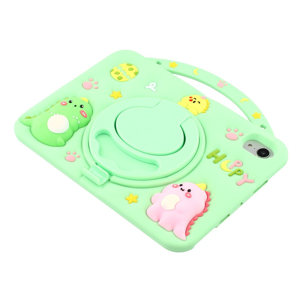 iPad mini (2024) / (2021) Silicone Case Rotating Kickstand Hand Grip Cute Tablet Cover