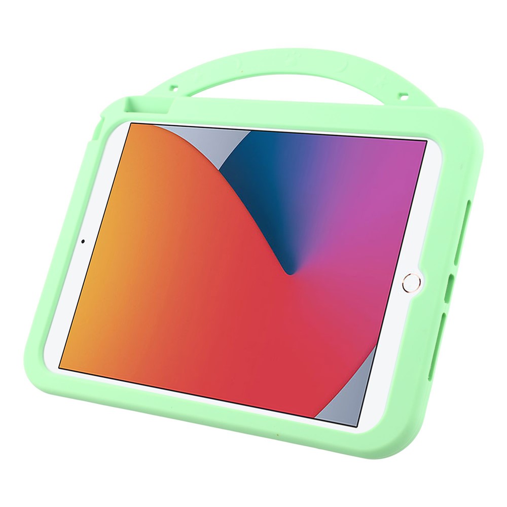 Silicone Case for iPad 10.2 (2021) / (2020) / (2019) / iPad Air 10.5 inch (2019) / Pro 10.5-inch (2017) Rotating Kickstand Hand Grip Cute Tablet Cover