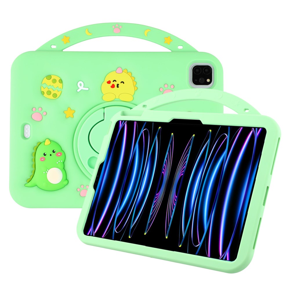 Silicone Case for iPad Air 11 (2024) / Air (2022) / (2020) / iPad Pro 11 (2022) / (2021) / (2020) / (2018) Kickstand Cute Tablet Cover