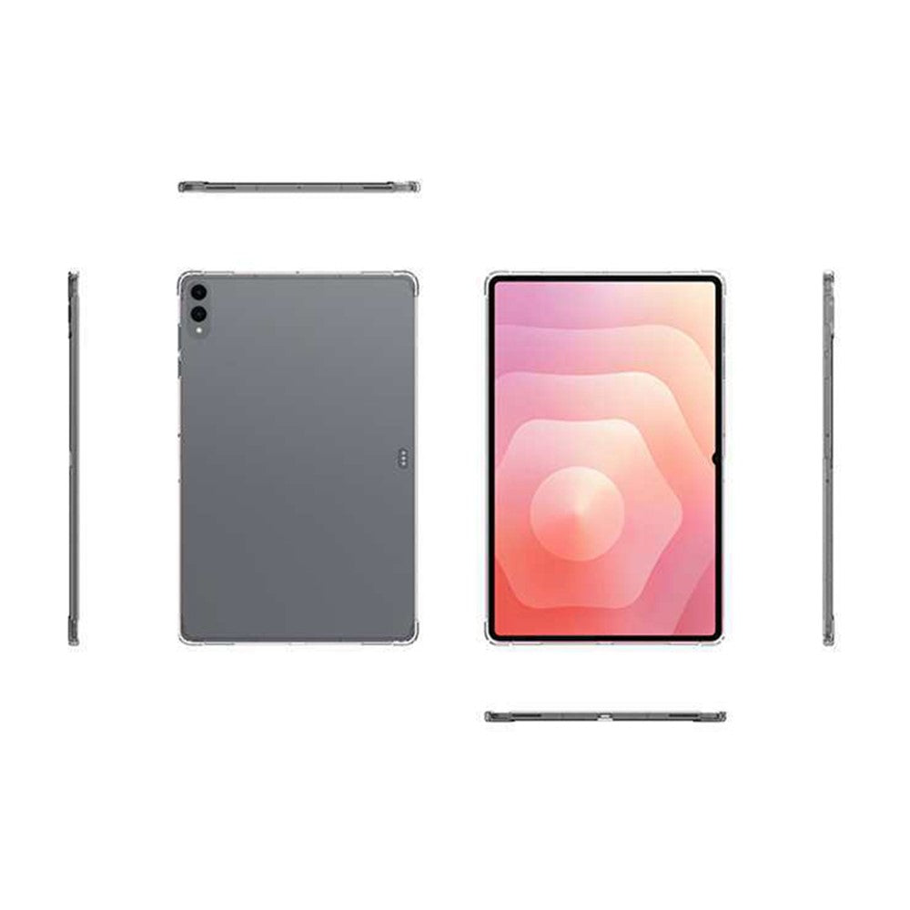 For Samsung Galaxy Tab S11 Ultra Case Four Corner Shockproof Clear Tablet TPU Cover
