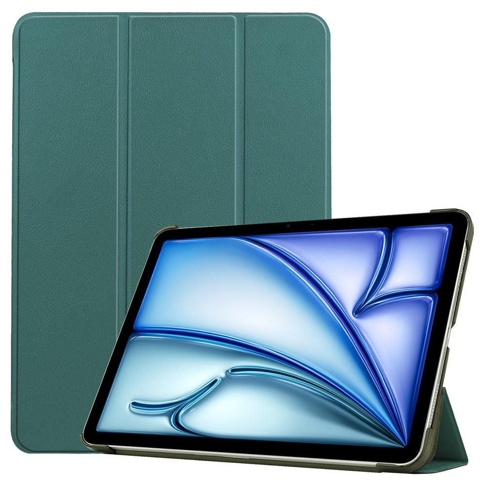 iPad Air 13 (2025) / (2024) Case Auto Wake / Sleep Tri-Fold Stand Leather Tablet Cover