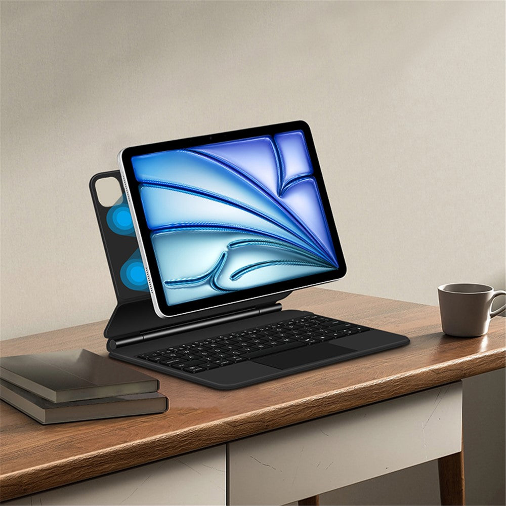 iPad Air 11 (2025) / (2024) / Air (2022) / (2020) / Pro 11 (2022) / (2021) / (2020) / (2018) Bluetooth-Compatible Keyboard Leather Case