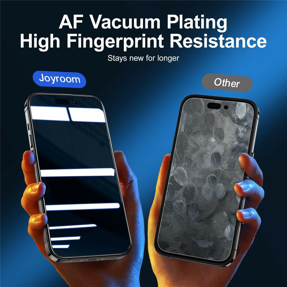 iPhone 15 2.5D Anti-Spy Full Screen Protector High Aluminium-Silicon Glass Film