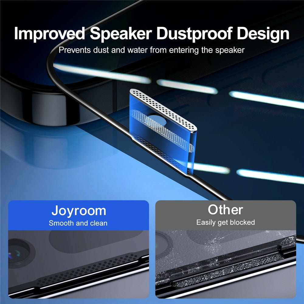 iPhone 15 Pro 2.5D Anti-Spy Full Screen Protector High Aluminium-Silicon Glass Film