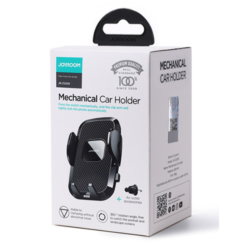 JOYROOM JR-ZS259 Air Vent Hook Car Mount 360 Degree Bracket Holder for 4.7-6.9inch Mobile Phone