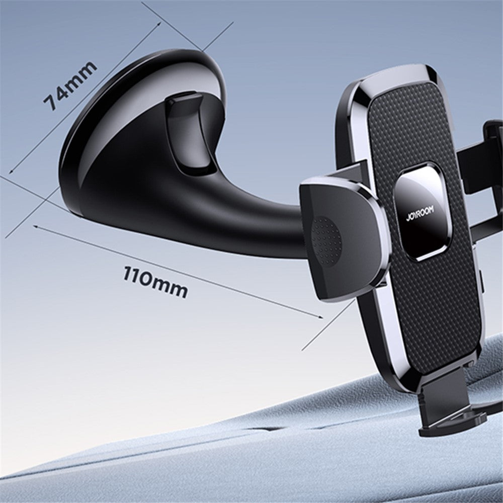 JOYROOM JR-ZS259 Car Suction Cup Mount Universal Phone Holder for Windshield / Dashboard