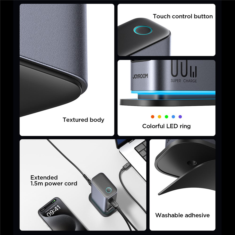 JOYROOM TCM02 65W USB Charger Block 6-Port GaN Desktop Phone Charger
