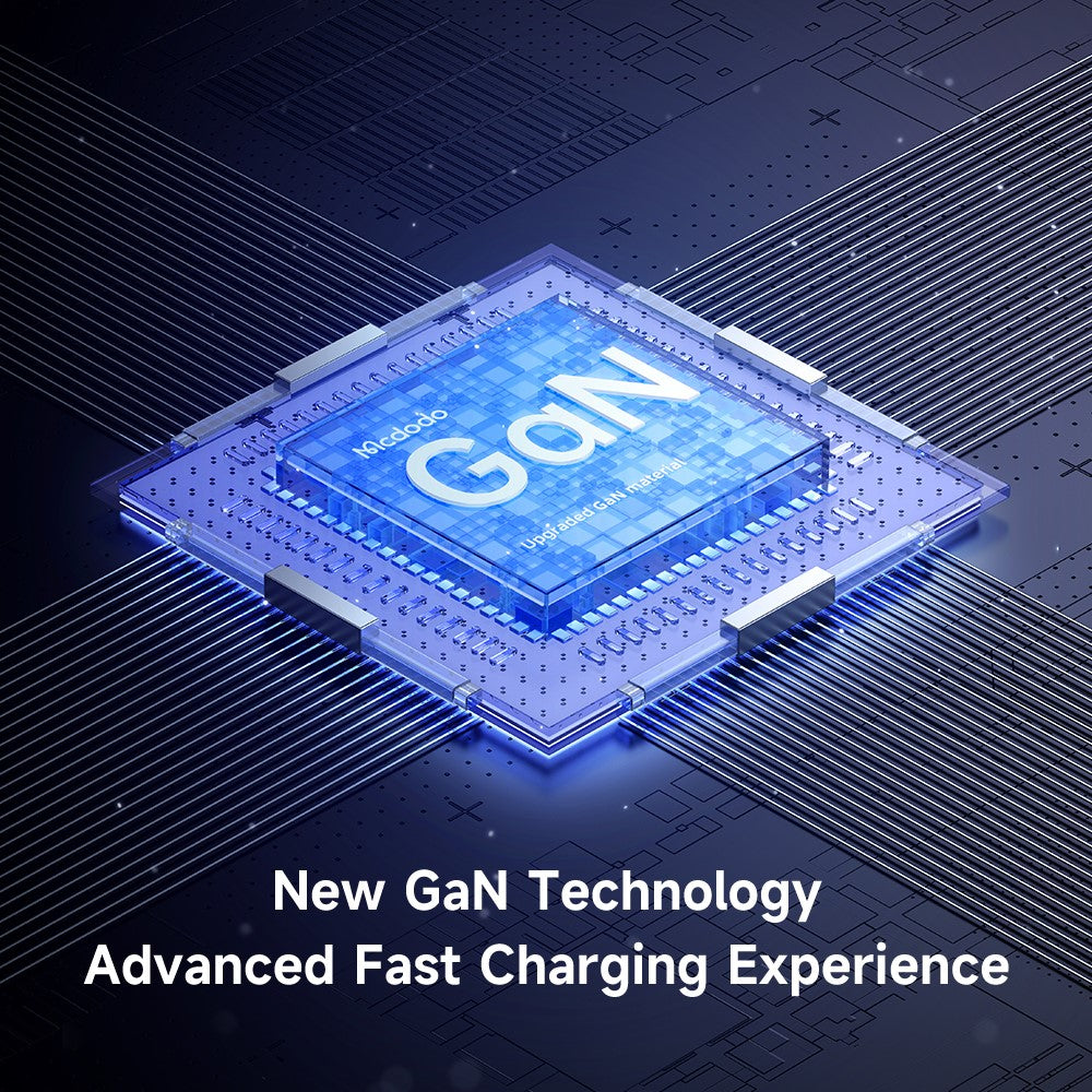 MCDODO CH-0600 UK Plug 6-in-1 30W GaN Surge Protection Power Strip (3 AC+2 USB-C+USB-A)