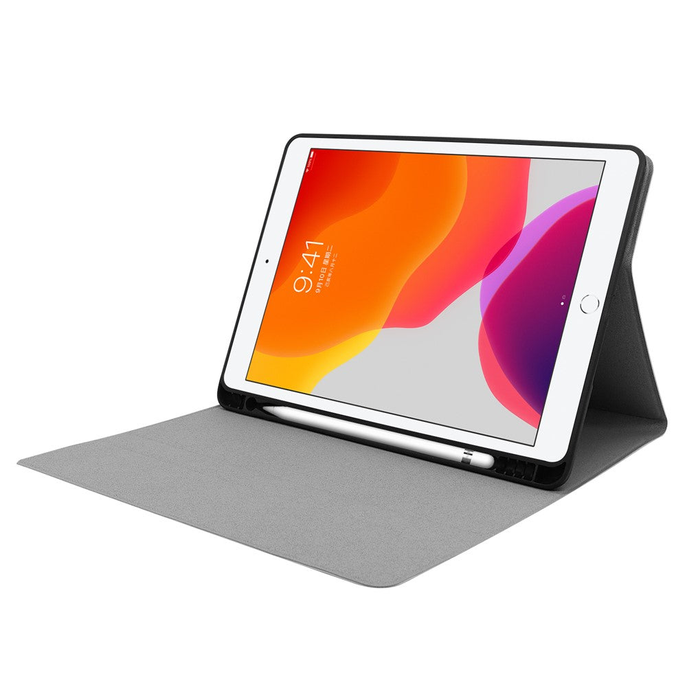 SK-1026 Wireless Touch Bluetooth-compatible Keyboard Case Multi-Angles Viewing Stand Protective Leather Shell Cover for iPad 10.2 (2021)/(2020)/(2019)