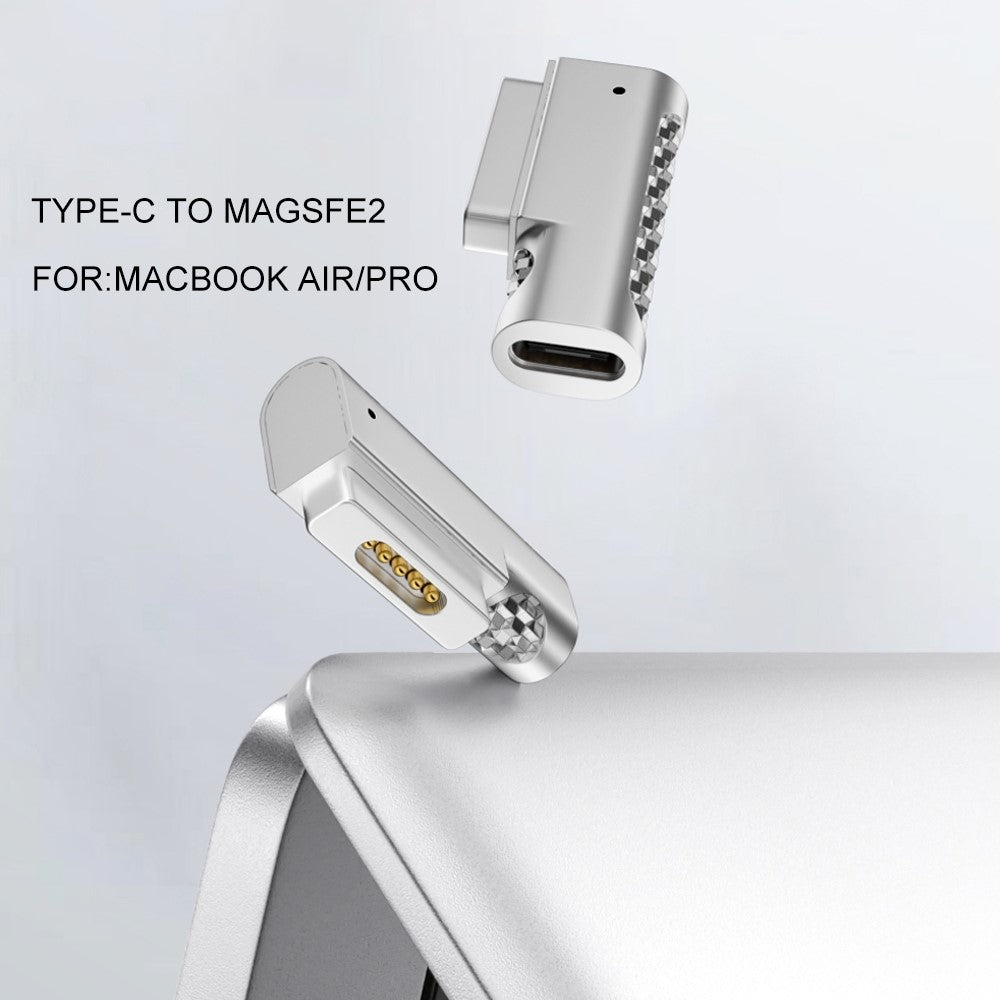 Compatible with MagSafe 2 to USB-C Female Adapter for MacBook Pro Air Type-C Converter Supports PD Fast Charge