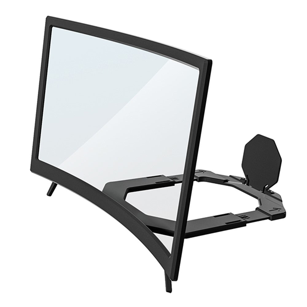 Phone Screen Magnifier 14 Inch HD Curved Screen Enlarger 3D High Definition Magnifying Glass Lazy Stand