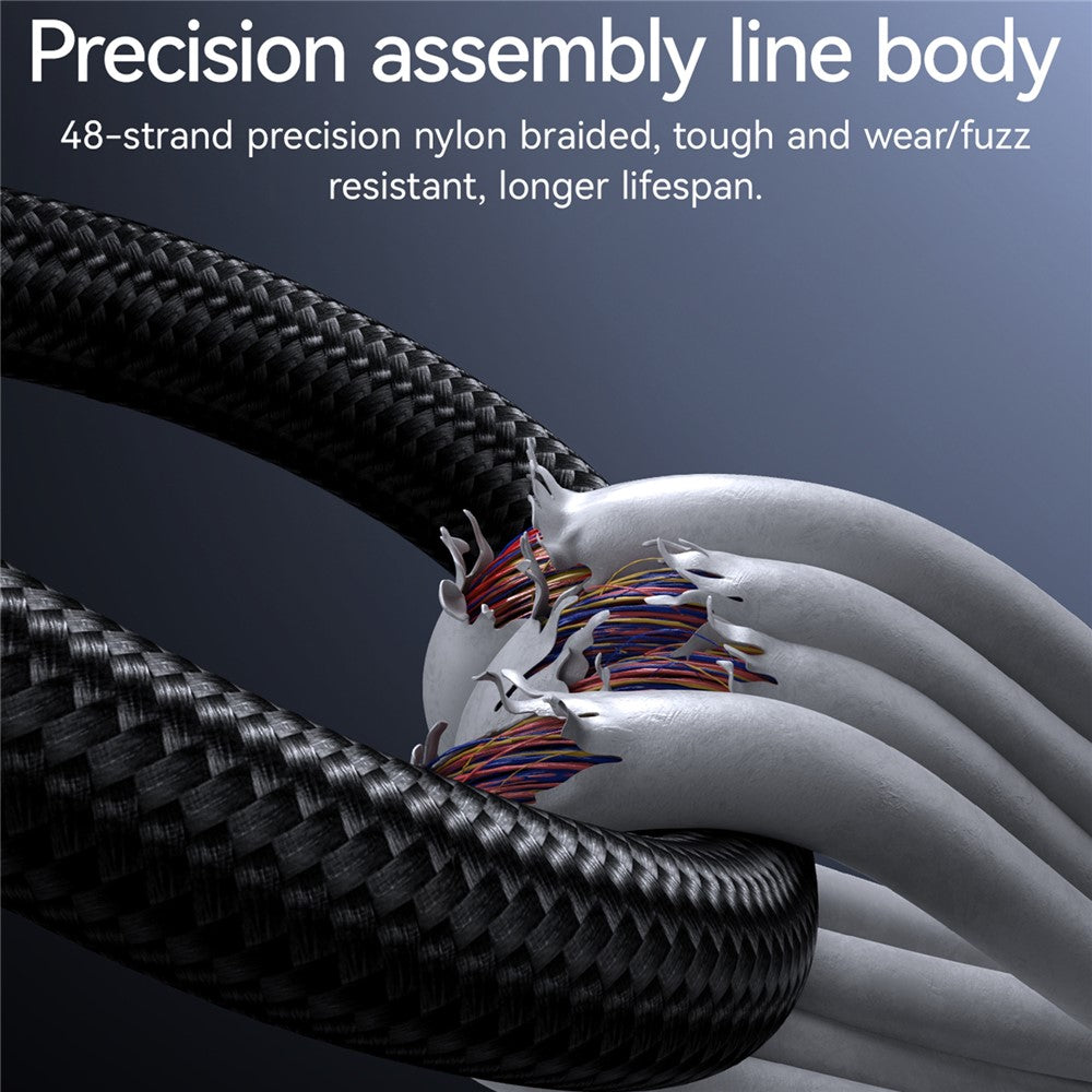 JOYROOM S-A16 Pro 1.2m Type-C to Type-C Data Cable 100W Fast Charging Cable with Digital Display