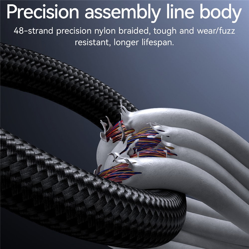 JOYROOM S-A16 Pro 1.2m USB-A to Type-C Data Cable 66W Fast Charging Cable with Digital Display