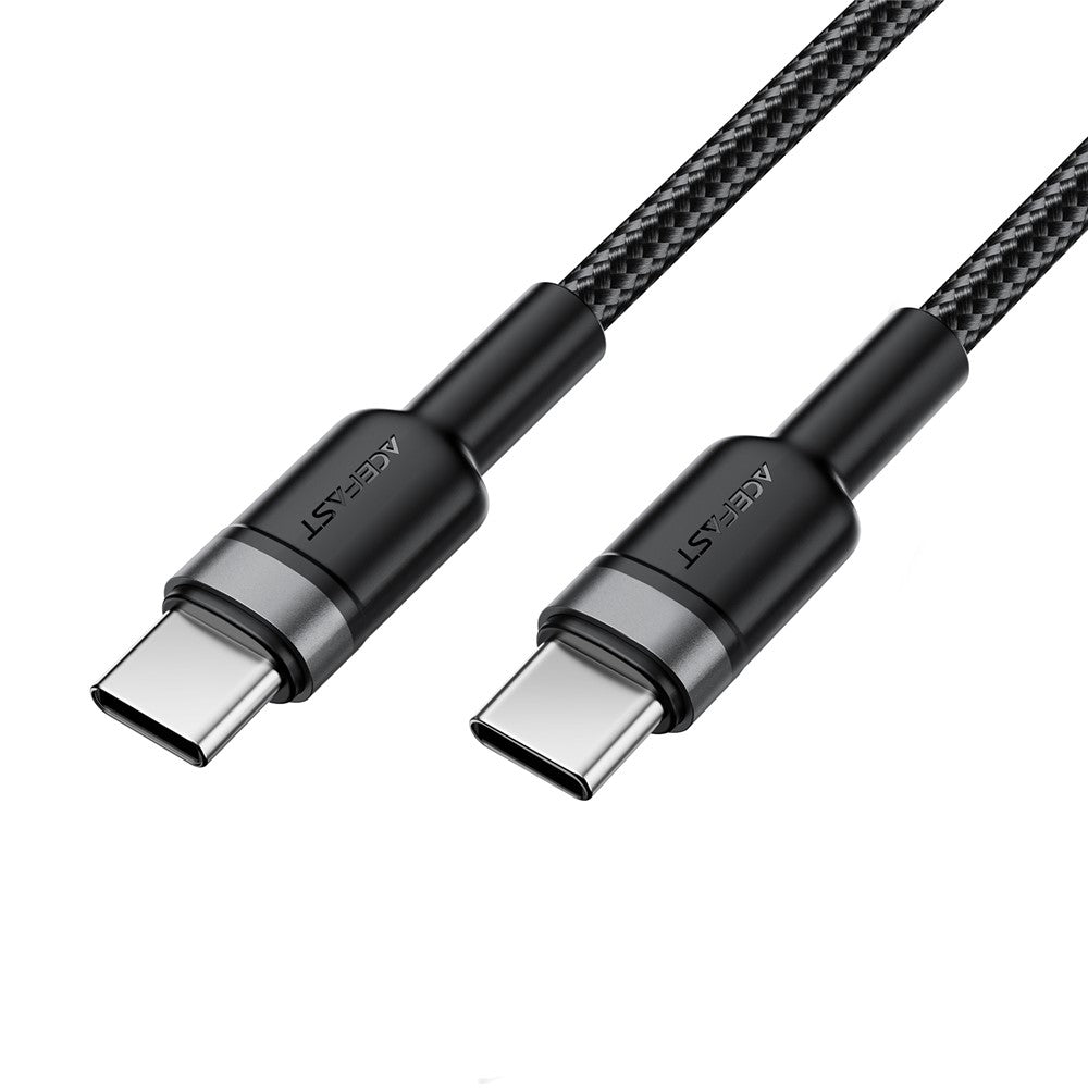 ACEFAST C22-03 1.2m USB-C to USB-C Aluminum Alloy Braided Charging Cable 60W Fast Charge Data Cord
