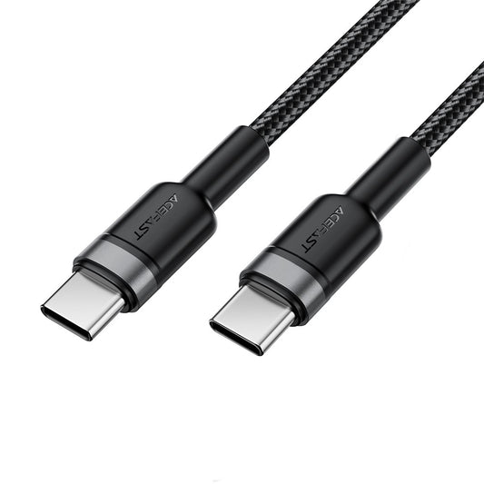ACEFAST C22-03 1.2m USB-C to USB-C Aluminum Alloy Braided Charging Cable 60W Fast Charge Data Cord