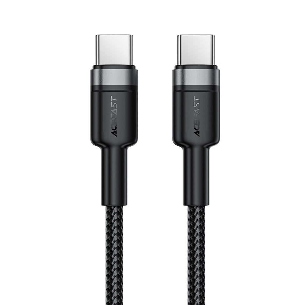 ACEFAST C22-03 1.2m USB-C to USB-C Aluminum Alloy Braided Charging Cable 60W Fast Charge Data Cord