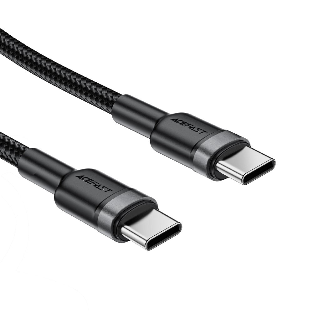 ACEFAST C22-03 1.2m USB-C to USB-C Aluminum Alloy Braided Charging Cable 60W Fast Charge Data Cord