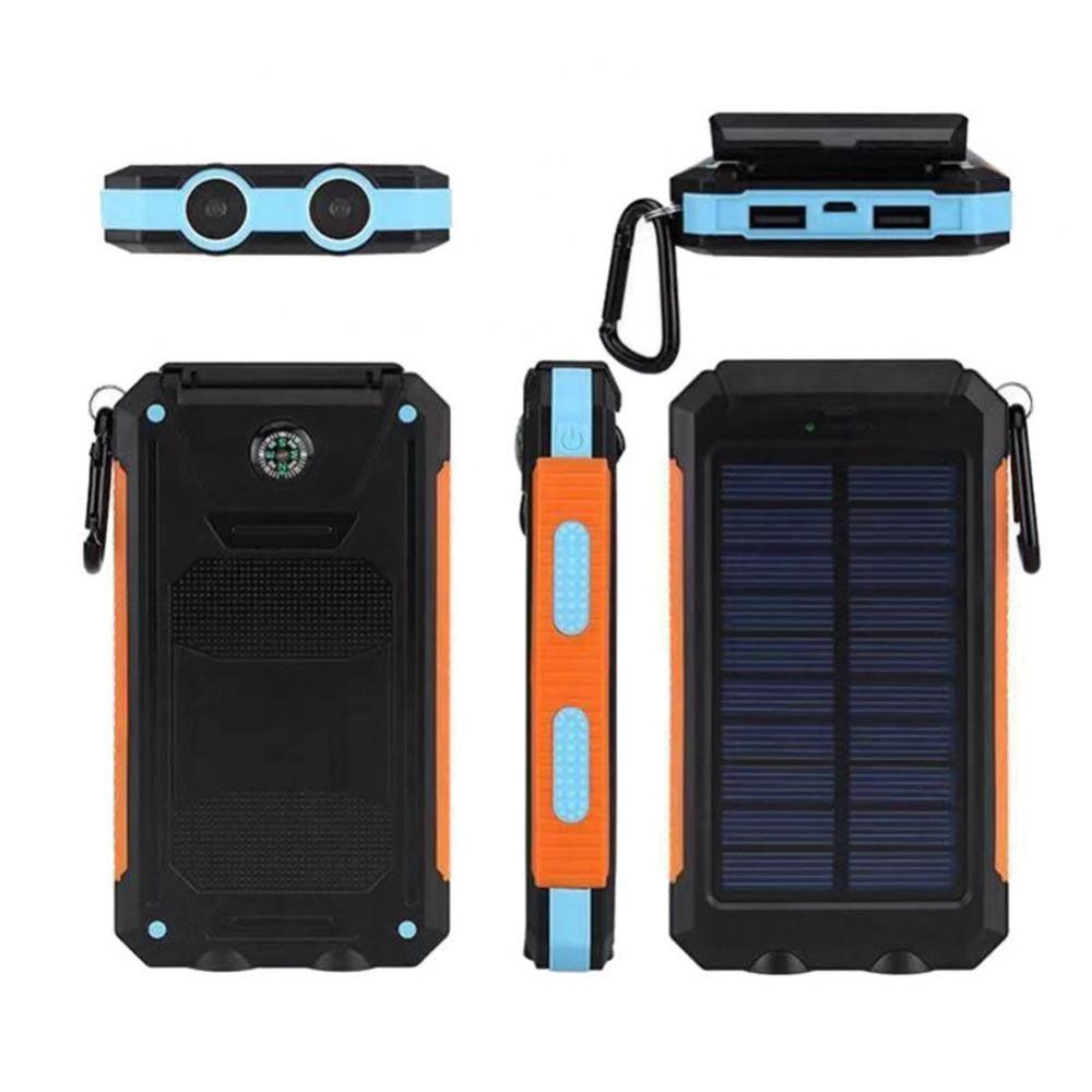 10000mAh Solar Power Bank Portable Phone Charger External Battery Pack (A-Grade Battery Cell)