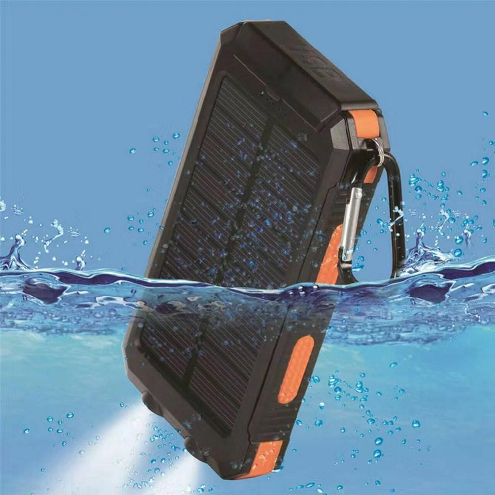 10000mAh Solar Power Bank Portable Phone Charger External Battery Pack (A-Grade Battery Cell)