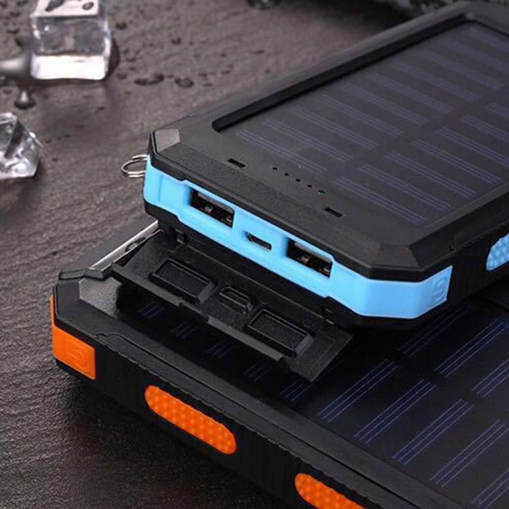 10000mAh Solar Power Bank Portable Phone Charger External Battery Pack (A-Grade Battery Cell)