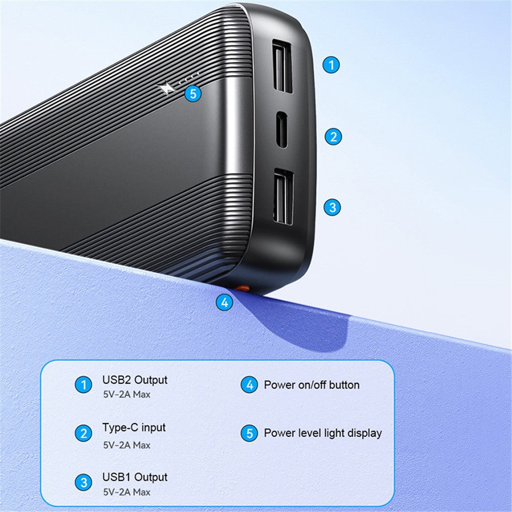WEKOME WP-86 Raython Series Portable Charger Power Bank 10000mAh External Battery Pack