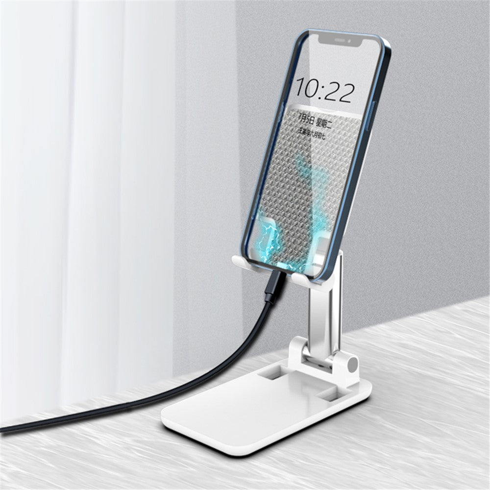 CCT18-M Cell Phone Stand Adjustable Angle Height Desk Phone Dock Holder with Foam Cotton Pad