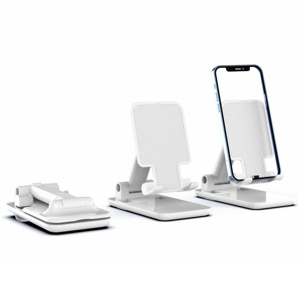 CCT18-L Foldable Cell Phone Holder Stand ABS Angle Adjustable Phone Dock for Desk, Office