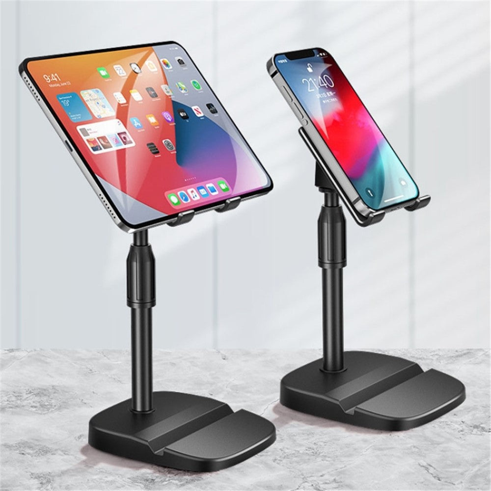 P1 Universal Tablet Stand Adjustable Height Desktop Phone Holder with Slot for iPhone 16 / 16 Plus / 16 Pro / 16 Pro Max