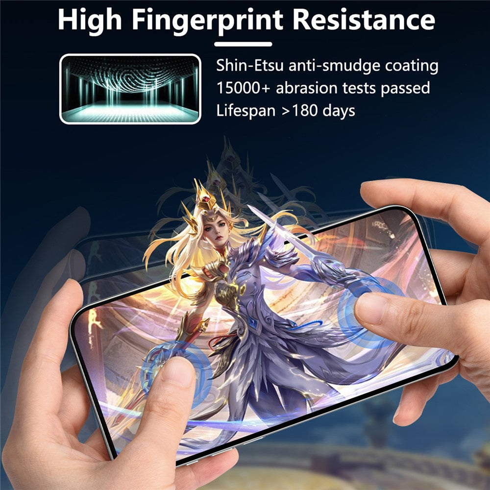 iPhone 17 2.5D Anti-Spy Full Screen Protector High Aluminium-Silicon Glass Film