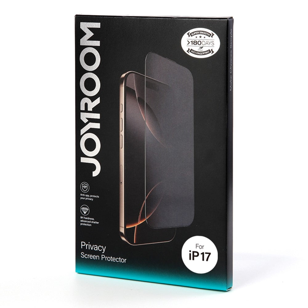 iPhone 17 2.5D Anti-Spy Full Screen Protector High Aluminium-Silicon Glass Film