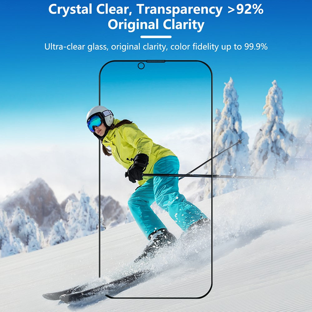 iPhone 17 Screen Protector Eye Protection 2.5D Silk Printing High Aluminium-Silicon Glass Film