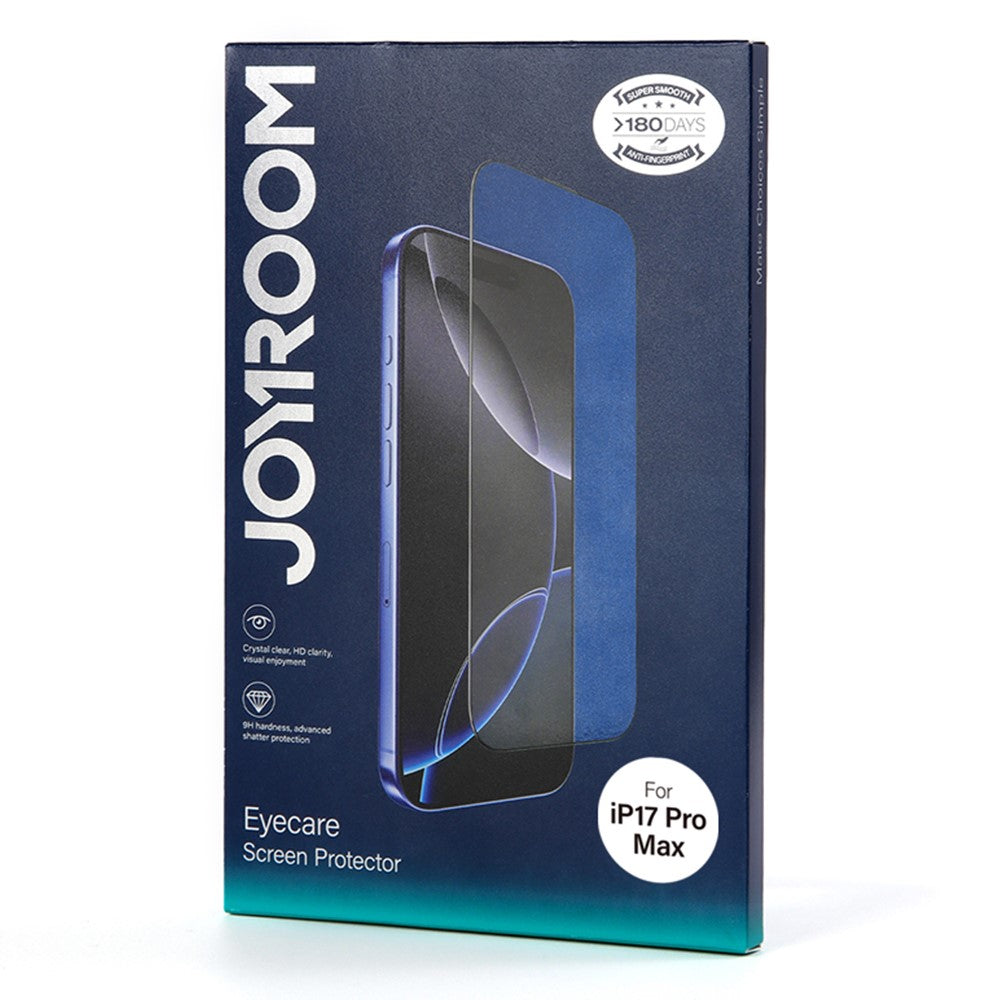 iPhone 17 Pro Max Screen Protector Eye Protection 2.5D Silk Printing High Aluminium-Silicon Glass Film