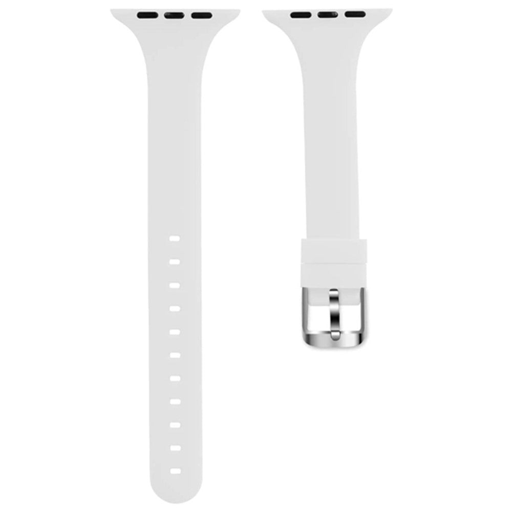 Apple Watch Series 11 10 42mm / 9 8 7 41mm / SE3 SE2 SE 6 5 4 40mm / 3 2 1 38mm Band Soft Silicone Watch Strap