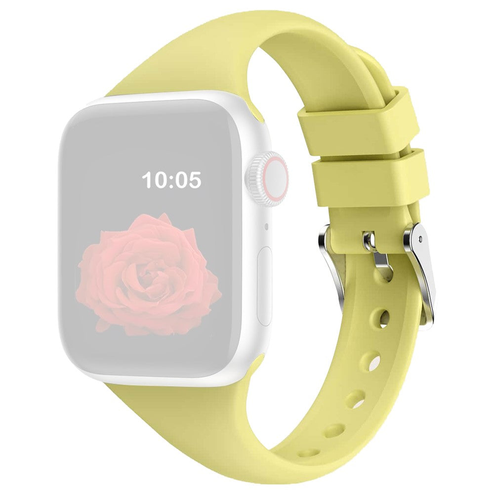 Apple Watch Series 11 10 42mm / 9 8 7 41mm / SE3 SE2 SE 6 5 4 40mm / 3 2 1 38mm Band Soft Silicone Watch Strap