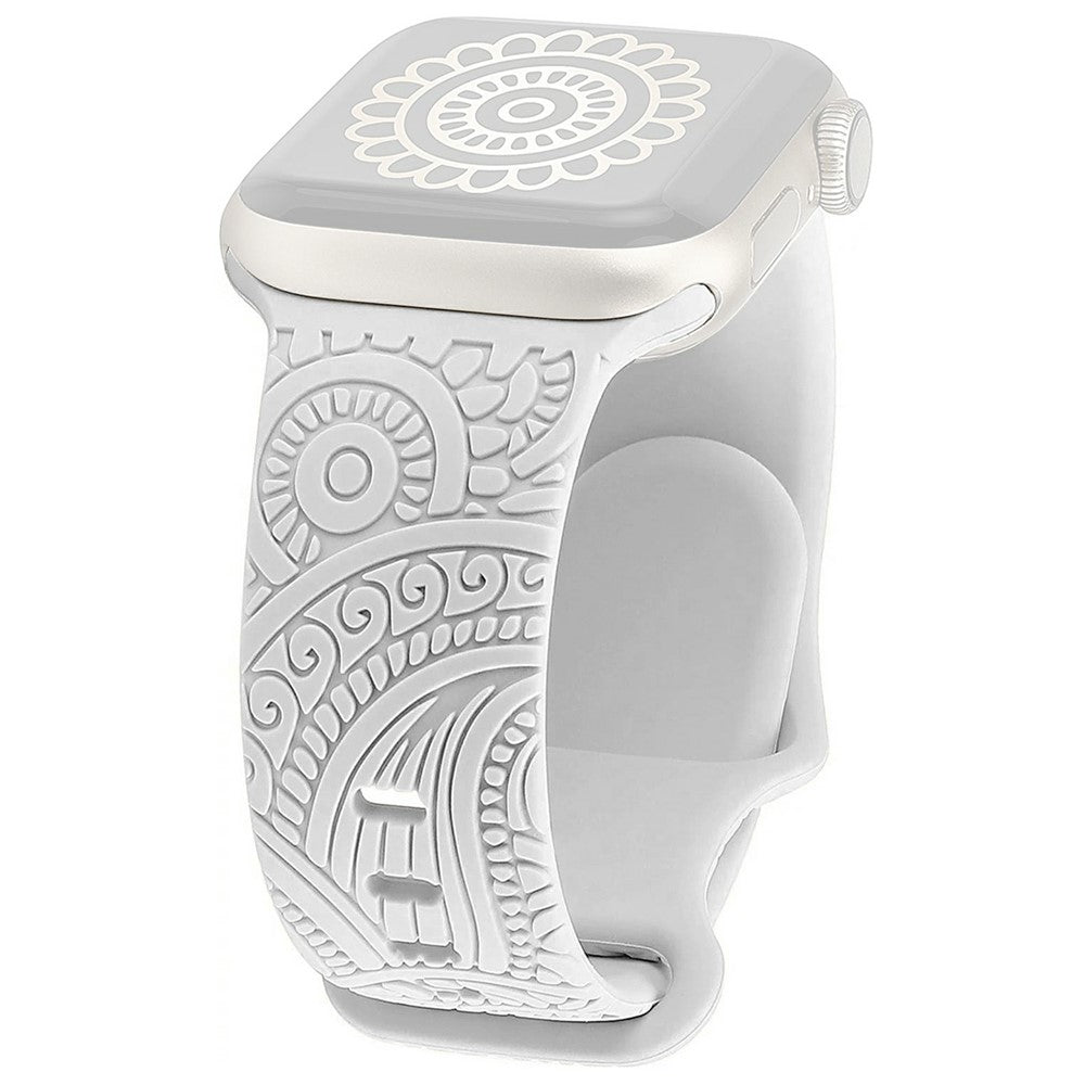 Silicone Strap for Apple Watch Ultra 3 2 1 49mm / Series 11 10 46mm / 9 8 7 45mm / SE3 SE2 SE 6 5 4 44mm / 3 2 1 42mm