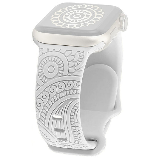 Silicone Strap for Apple Watch Ultra 3 2 1 49mm / Series 11 10 46mm / 9 8 7 45mm / SE3 SE2 SE 6 5 4 44mm / 3 2 1 42mm