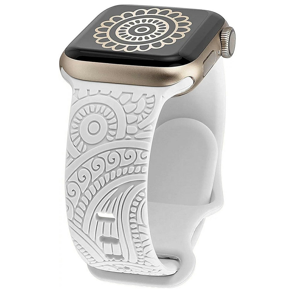 Silicone Strap for Apple Watch Ultra 3 2 1 49mm / Series 11 10 46mm / 9 8 7 45mm / SE3 SE2 SE 6 5 4 44mm / 3 2 1 42mm